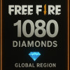 Free Fire 1080 + 108 Diamonds ( Global )