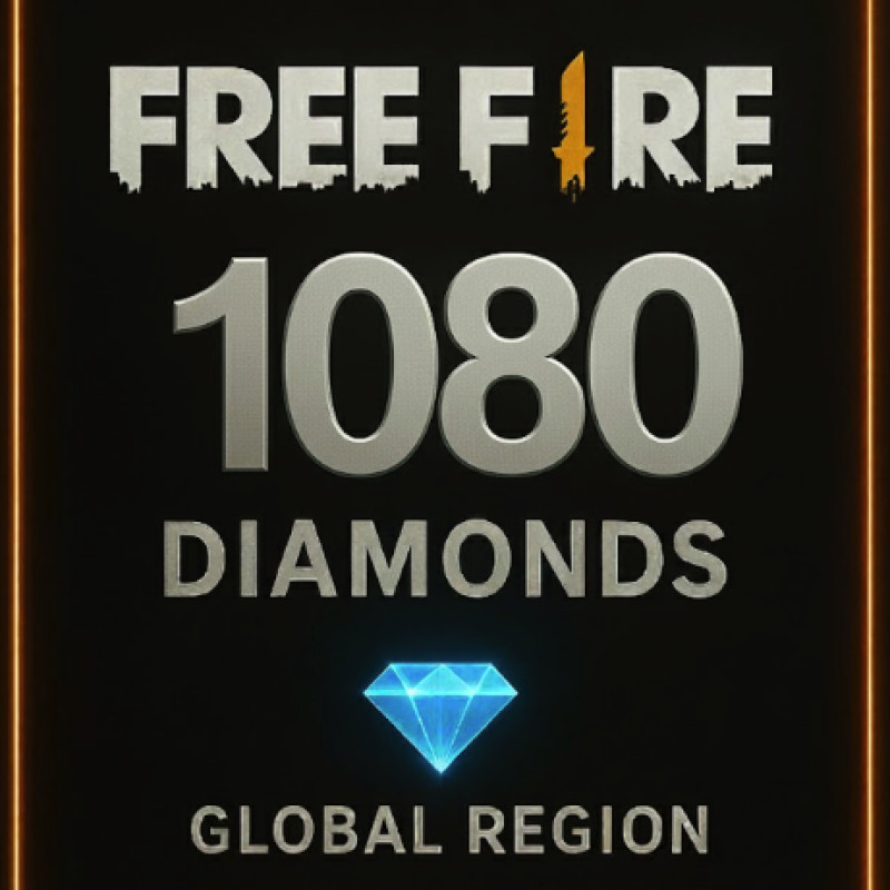 Free Fire 1080 + 108 Diamonds ( Global )