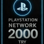 PSN Card - Türkiye - 2000 TRY