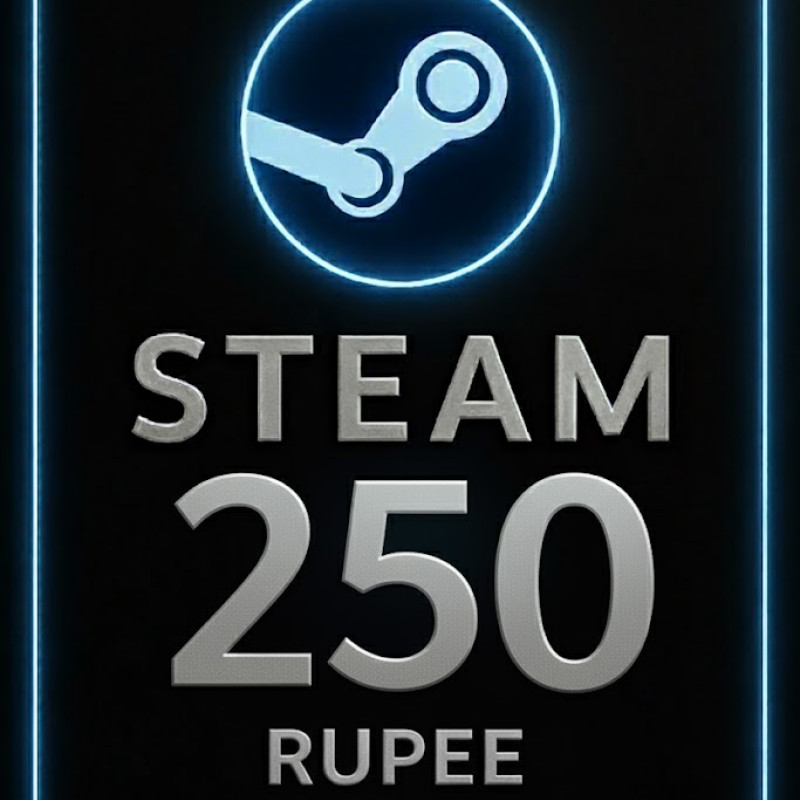 Steam Wallet Code 250 Rupee India