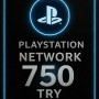 PSN Card - Türkiye - 750 TRY