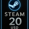 Steam Wallet Card 20 USD