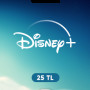 Disney Plus Hediye Kartı - 25 TL (IOS Türkiye)