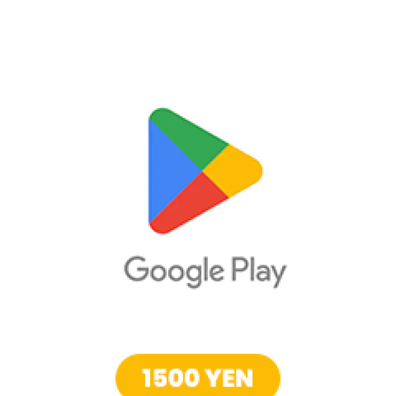 Google Play Gift Card - Japan YEN 1500