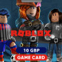 Roblox 10 GBP Game Card (UK)