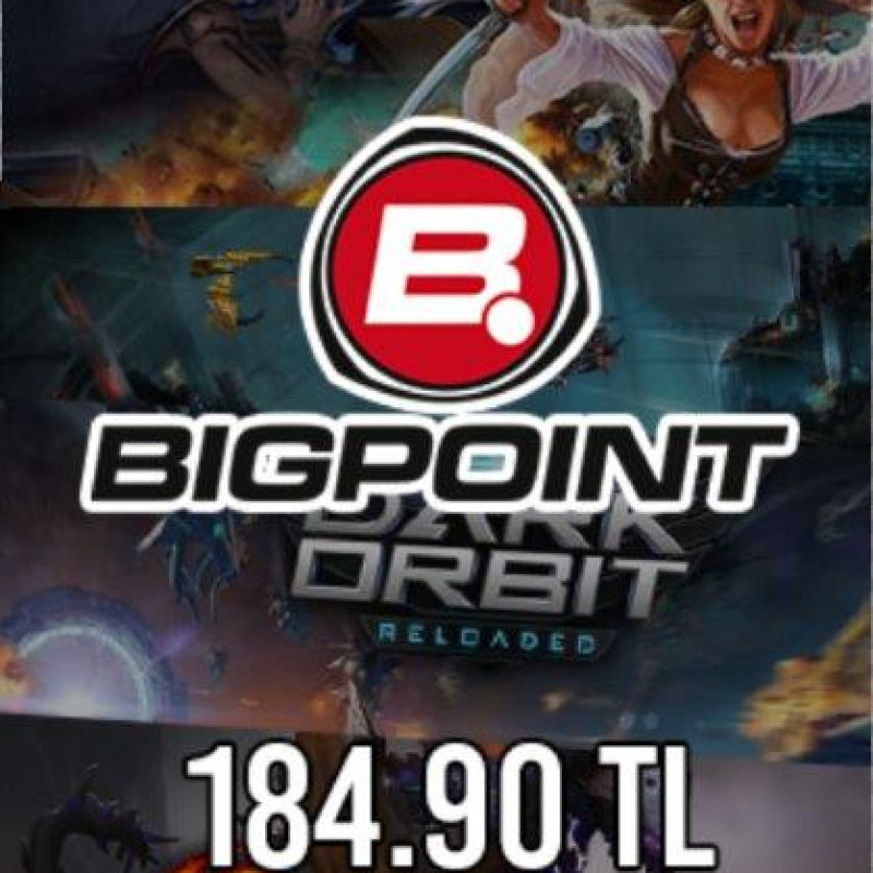 Bigpoint 184.90 TL lik Kupon