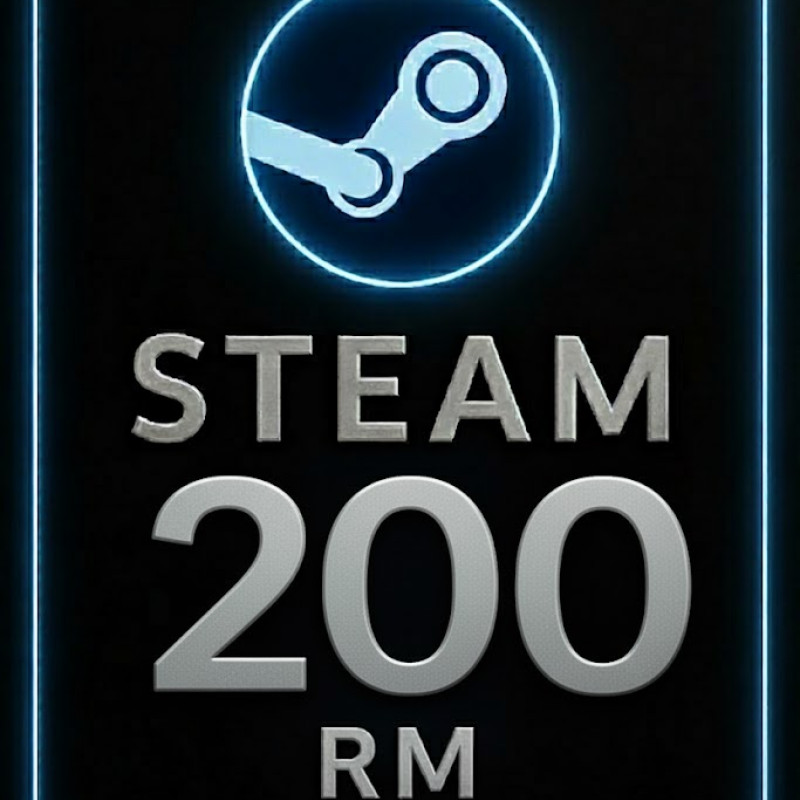 Steam Wallet Code Malaysia RM200 