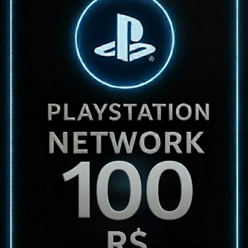 Playstation PSN Card BR - R$100