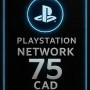 PSN Card 75 CAD