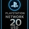 Playstation Card 20 USD KSA - Saudi Arabia