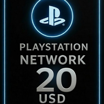 Playstation Card 20 USD KSA - Saudi Arabia