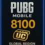 PUBG Mobile - 8100 UC