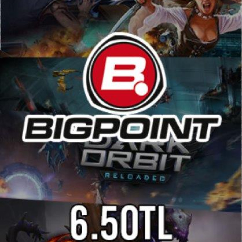 Bigpoint 6.50 TL lik Kupon