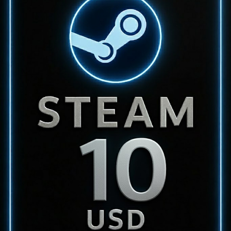 Steam Wallet Card 10 USD 