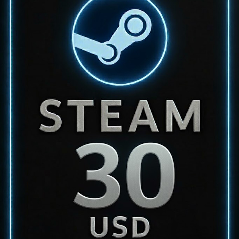 Steam Cüzdan Kodu - 30$ (Türkiye)