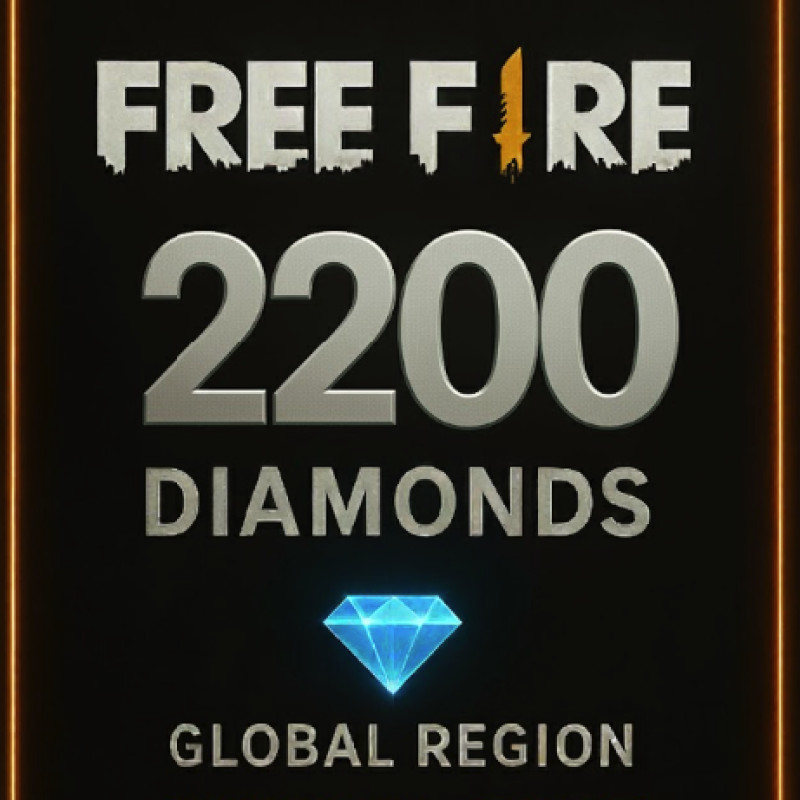 Free Fire 2200 + 220 Diamonds ( Global )