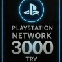 PSN Card - Türkiye - 3000 TRY
