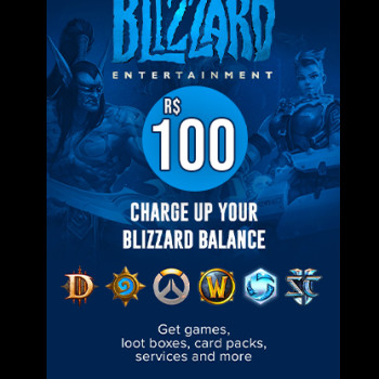 Battlenet Gift Card BR Balance - R$100