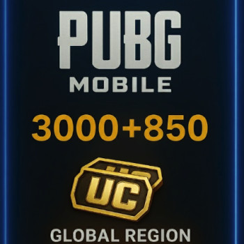 PUBG Mobile - 3000+850 UC