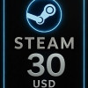 Steam Wallet Card 30 USD