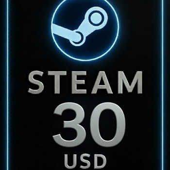 Steam Wallet Card 30 USD
