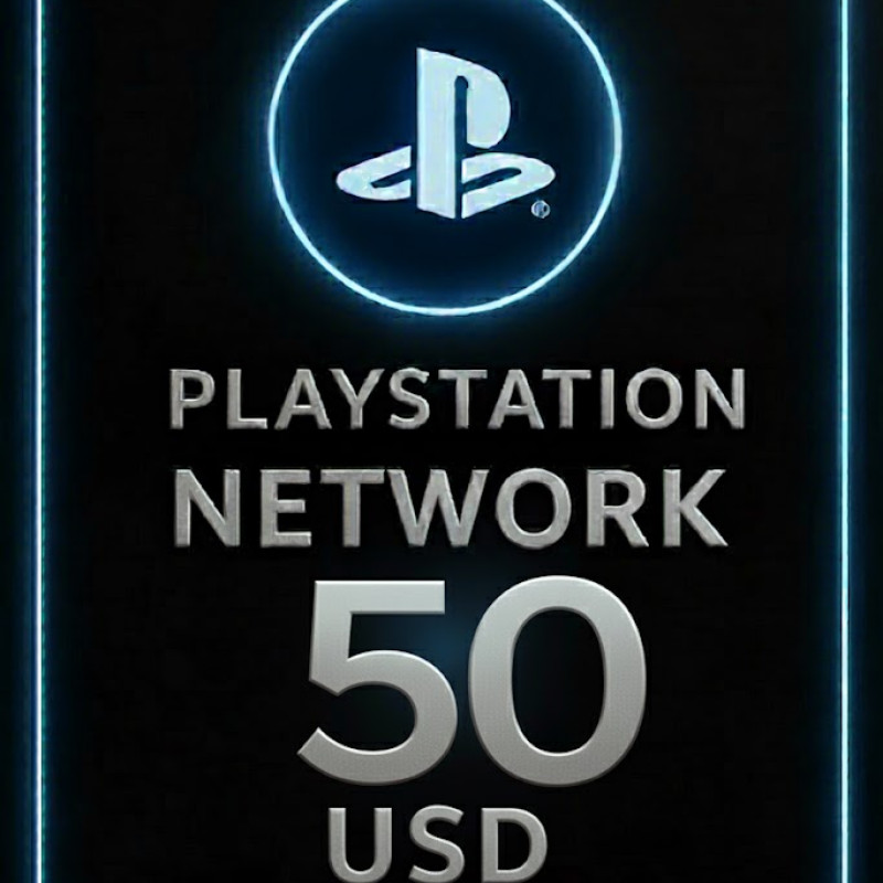 Playstation Card 50 USD KSA - Saudi Arabia