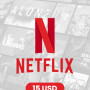 Netflix Gift Card - $15 (US)