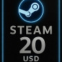 Steam Wallet Code - 20 USD (Argentina)