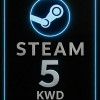 Steam Wallet Code 5 KWD (KW)