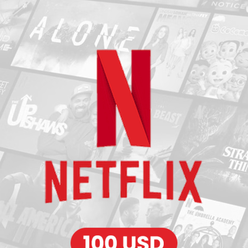Netflix Gift Card - $100 (US)