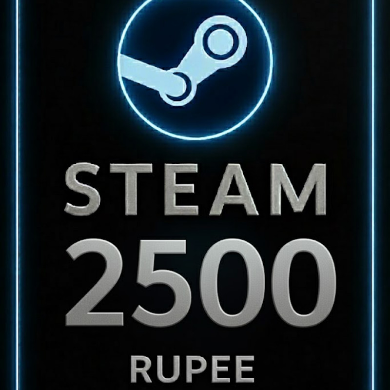 Steam Wallet Code 2500 Rupee India