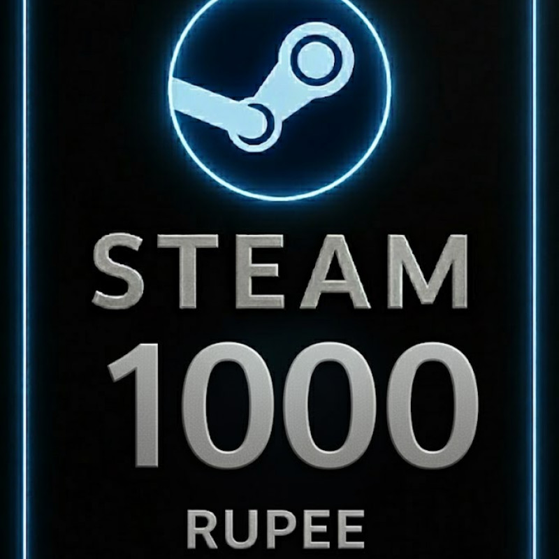 Steam Wallet Code 1000 Rupee India