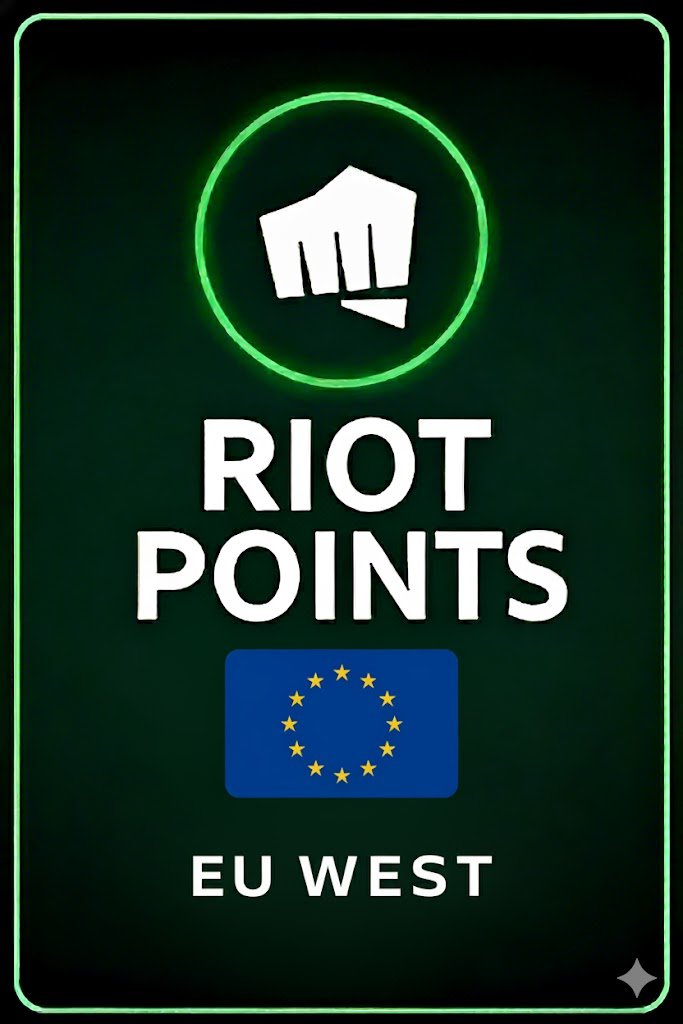 Riot Points Gift Card EU West Store