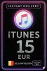 iTunes Gift Card 15 EUR BE