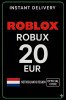 Roblox 20 EUR Game Card (NL)