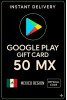 Google Play Gift Card - Mexico MX 50