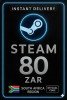 Steam Wallet 80 ZAR - (South Africa)