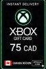 Xbox Live Gift Card 75 CAD Wallet