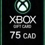 Xbox Live Gift Card 75 CAD Wallet