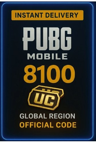 PUBG Mobile - 8100 UC