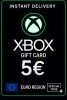 Xbox Live Gift Card 5 Euro Wallet