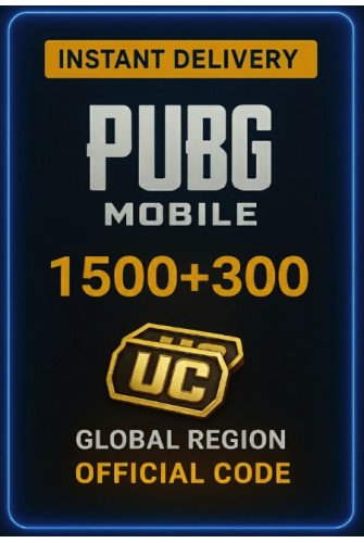 PUBG Mobile - 1500+300 UC