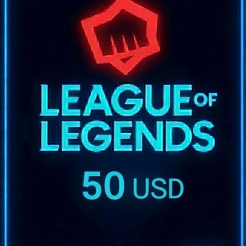 League Of Legends NA 50 Usd Riot Gift Card
