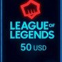 League Of Legends NA 50 Usd Riot Gift Card