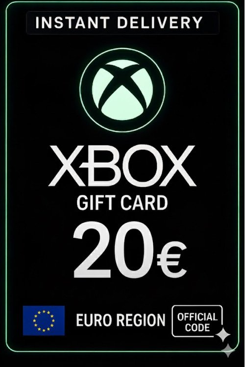 Xbox Live Gift Card 20 Euro Wallet