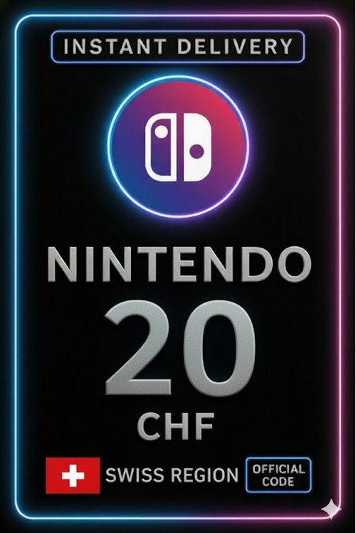 Nintendo eShop Prepaid Card - 20 CHF
