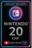 Nintendo eShop Prepaid Card - 20 CHF