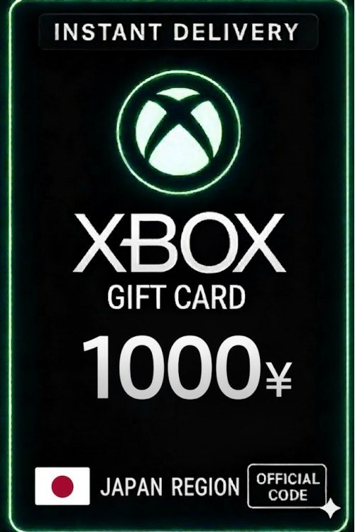 Xbox Live Gift Card 1000 Yen Wallet
