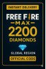 Free Fire MAX 2200 Diamonds