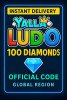 Yalla Ludo - USD 100 Diamonds (INT)